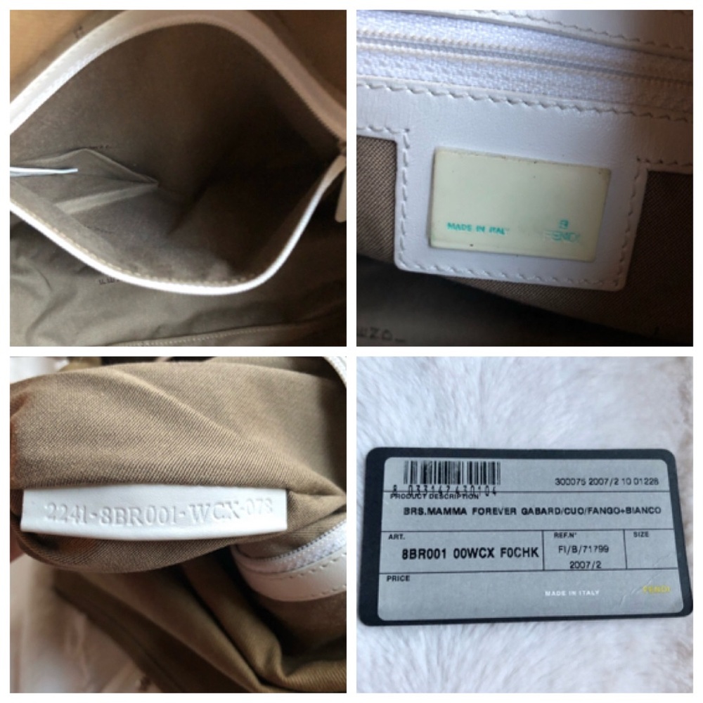 Fendi Rare Mamma Forever Rubberized Logo Bag - Picture 9 of 15